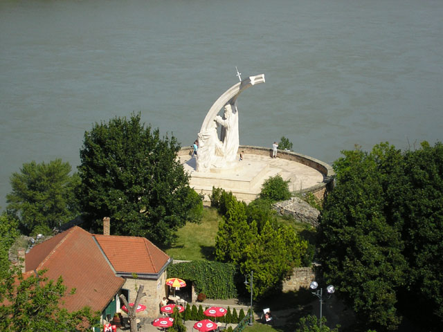 67 Esztergom (Ostřihom), bazilika, Kupole, pohled k Dunaji, 06.07.11